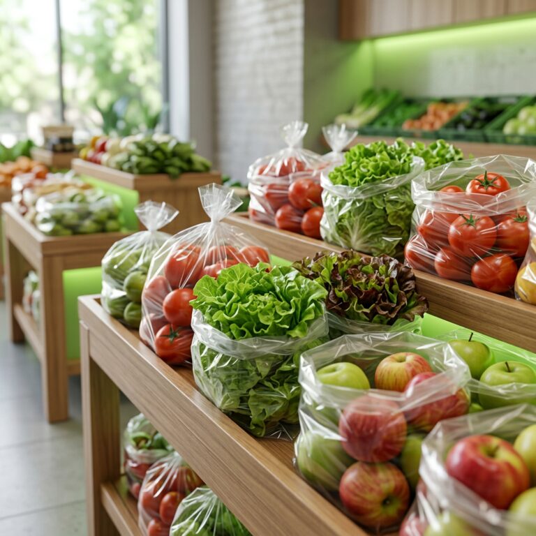 Produtos de hortifruti relacionados ao uso de embalagens cônicas