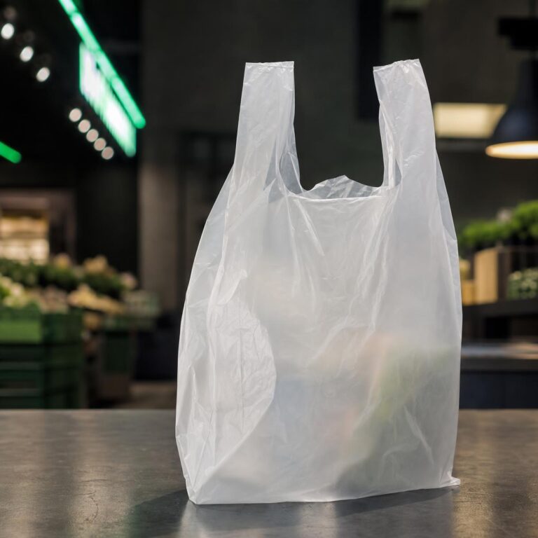 Sacolas plásticas para aplicações comerciais